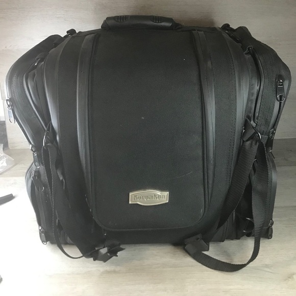 Kuryakyn Bags Kuryakyn 448 Ultra Tour Motorcycle Sissy Bar Storage